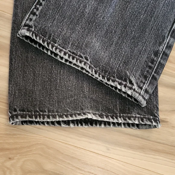 Levi's 501 Button Fly Black Denim Jeans waist 38 length 32 - Picture 5 of 7